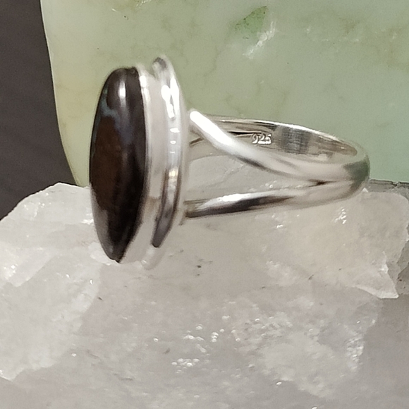 Boulder Opal Ring .925 Sz 7 - Picture 7 of 12